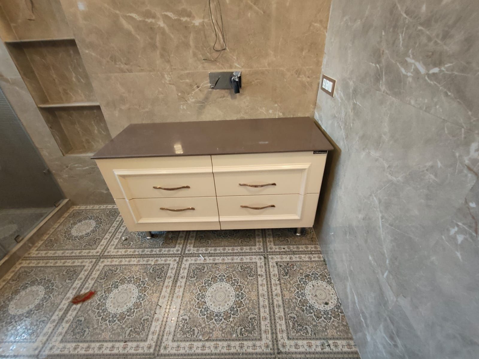 3D Master bathroom vanity render